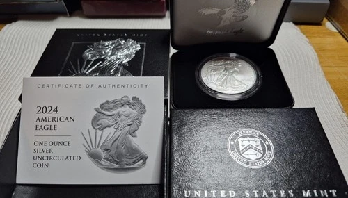 2024 W Burnished 1oz .999 American Silver Eagle. Possible 70. Video BE0002.