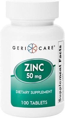 Zinc Sulfate 50 mg Essential Mineral Supplement, Supports Immune Function, Antio