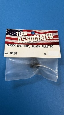 TEAM ASSOCIATED  ~  ASC6428 SHOCK CAP  BLACK PLASTIC Molded *BRAND NEW*