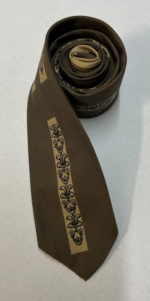 "Corbata de cuello vintage de colección de autógrafos de Jeralé de los años 50 y 60 RARA Rockabilly usada en excelente estado" Foto 2 de 4