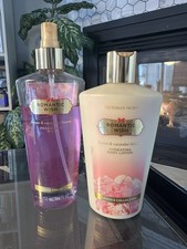 Victoria's Secret Romantic Wish Fragrance Mist  Hydrating Body Lotion 8.4 fl oz