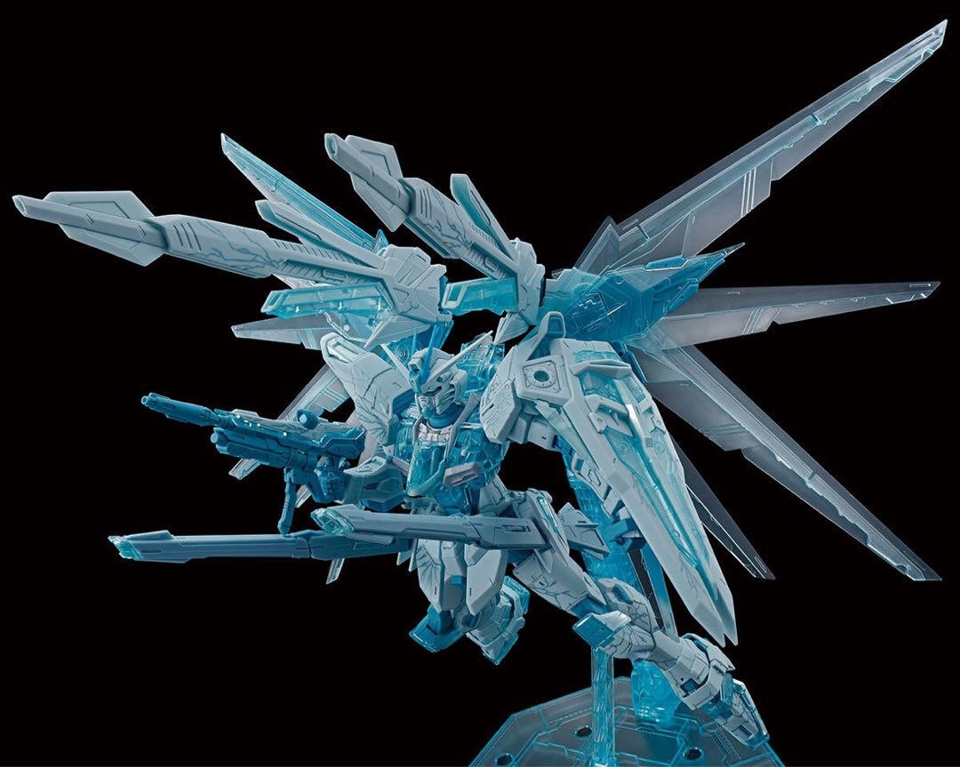Bandai MG FREEDOM GUNDAM Ver. 2.0 CROSS CONTRAST COLORS CLEAR BLUE
