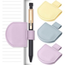 Magnetic Leather Pen Holder for Notebook with...