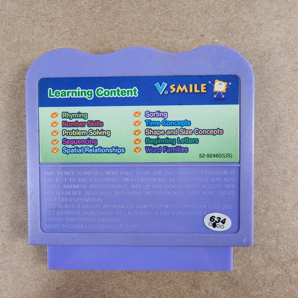 VTech VSmile learning system Sesame Street Bert Ernie Ima Game tested - Image 3 of 3