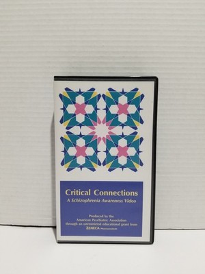 Critical Connections Schizophrenia Awareness VHS 1997 APA Zeneca Seroquel TESTED