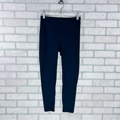 Sweaty Betty The Zero Gravity Illuminate Running Leggings in Dark Gray Size M