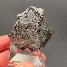 💎Video🌈Top Vitrinenstufe Pyrolusit 5x4,5x2cm  aus Gremmelsbach Schwarzwald 🔥