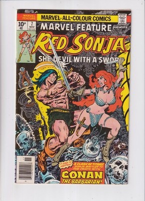 Marvel Feature (1975) #   7 UK Price (6.5-FN+) (2411600) Red Sonja, Conan, FI...