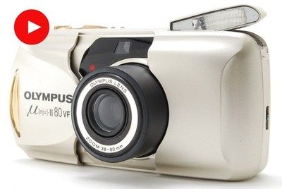 🎦【NEAR MINT】Olympus μ [mju:] II 80 VF Point & Shoot 35mm Film