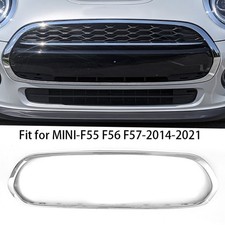 Chrome Rahmen Ziergitter Blende Front K&uuml;hlergrill F&uuml;r 2014-2021 MINI F55 F56 F57