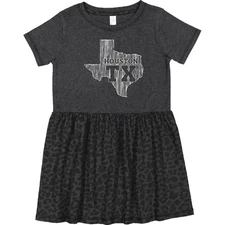 Inktastic Houston Texas Toddler Dress Hou Htx Texan Tx From State States Rustic
