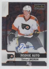 2017-18 O-Pee-Chee Platinum Rookie Autos Samuel Morin #R-SM Auto fd4