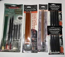 General's Charcoal Pencil Kit(s). ***Shelf Wear    New Old Stock.