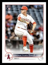 Jhonathan Diaz 2022 Topps ROOKIE RC #332 Los Angeles Angels