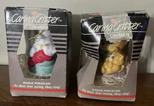 Caring Critters Chimers Vtg. w/ original boxes Lot of 2 Jasco Read Desc.