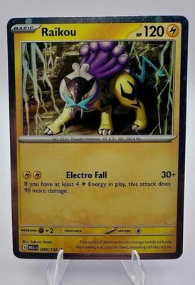 Raikou 048/132 Cosmos Holo - Blister Exclusive (NM) Pokemon TCG