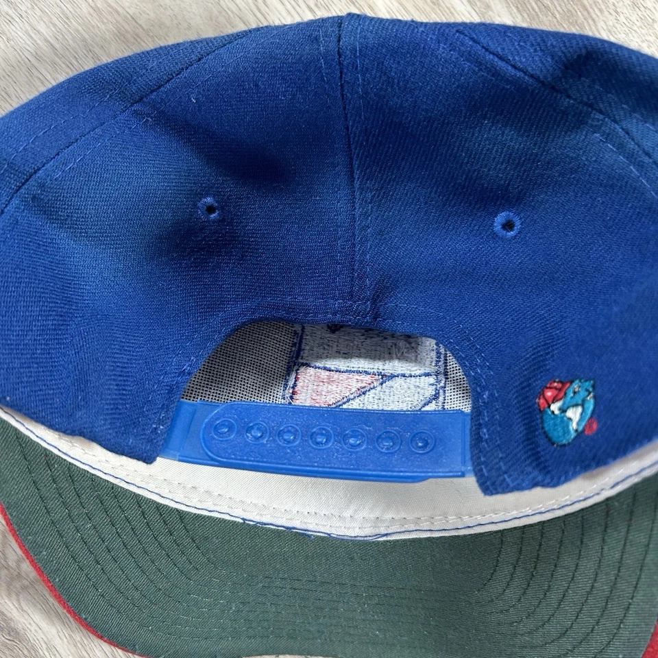 De colección New York Rangers Snapback Sombrero NHL Azul Rojo Top of the World Gorra de Lana Foto 2 de 4