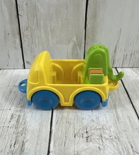 Vtech Replacement Car Yellow Blue Green Tow Truck Vehicle Plastic Toy