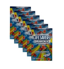 Lifesavers Cherry Watermelon Singles to Go 0 Sugar Drink Mix 6 Boxes 36 Packets