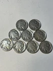Buffalo Indian Head Nickel Coins with Full Dates Lot of 9 Buffalo Nickel