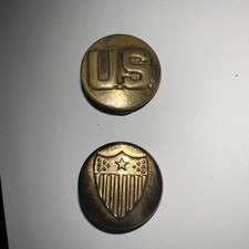 Insignia de rama alistada del ejército S27a-EE. UU. y ayudante general (2 piezas) embrague trasero