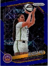 2025 Panini Prizm WNBA #78 Alissa Pili Blue Velocity Prizms