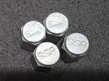 Vintage Ssr Speed Star Racing Tire Wheel Valve Stem Air Caps Cover 4pcs Jdm