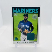 2021 Topps #86R-KL Kyle Lewis 1986 Topps Baseball 35th Anniversary Relics