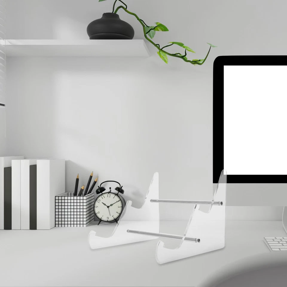 Transparenter Acryl -Tastaturhalter Tastaturablage Transparentes Lagerregal - Bild 4 von 4