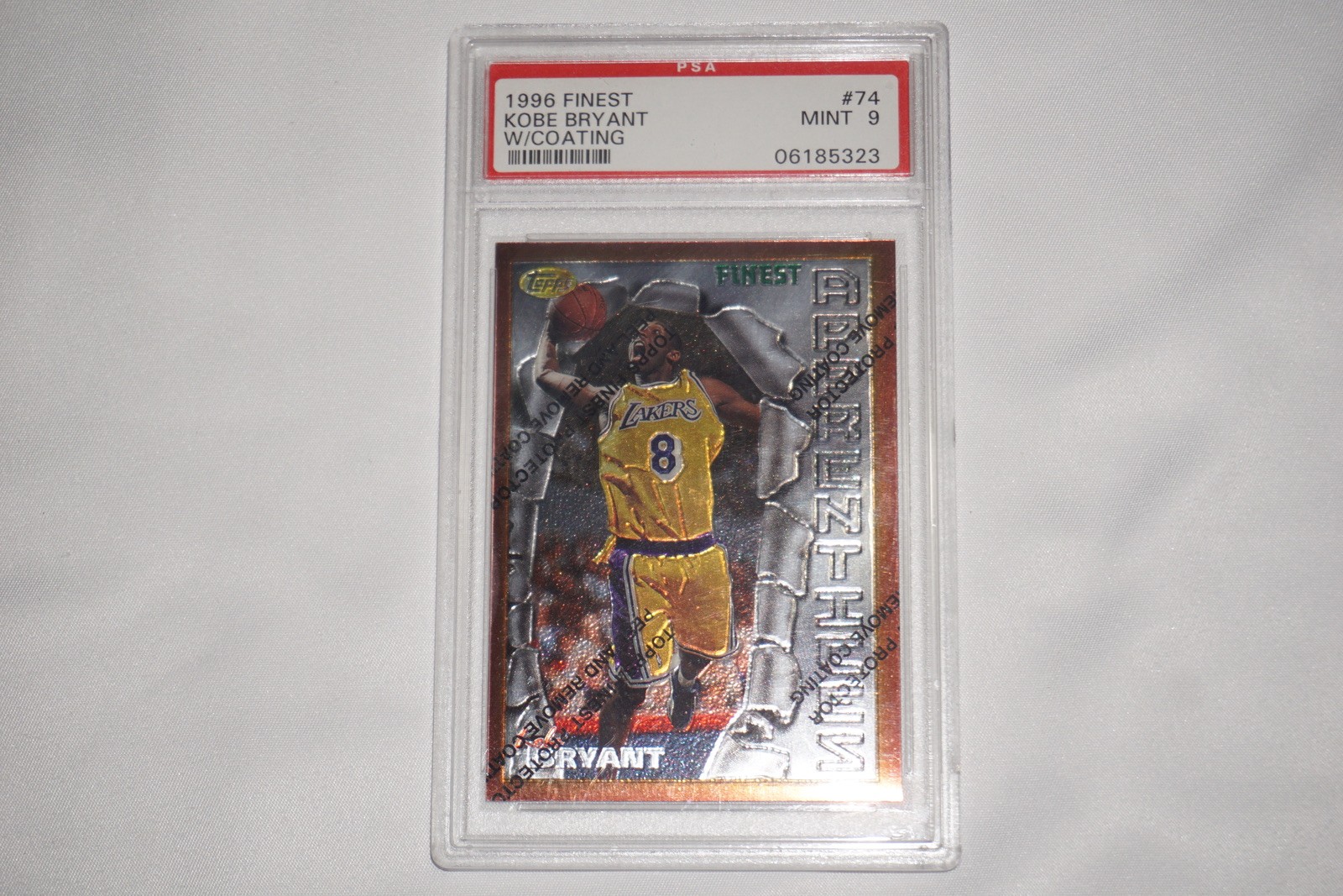 Kobe Bryant 1996 Topps Finest #74 Bronze - Base (with Coating