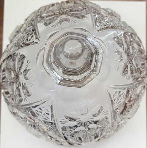 IMPERIAL GLASS DAISY / STARBURST DOME CHEESE / BUTTER DISH Sawtooth Edge - Afbeelding 6 van 8