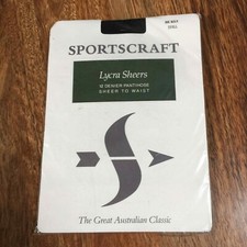 Vintage SPORTSCRAFT Pantyhose Vintage SHEER Pantyhose NAVY SMALL Pantyhose S