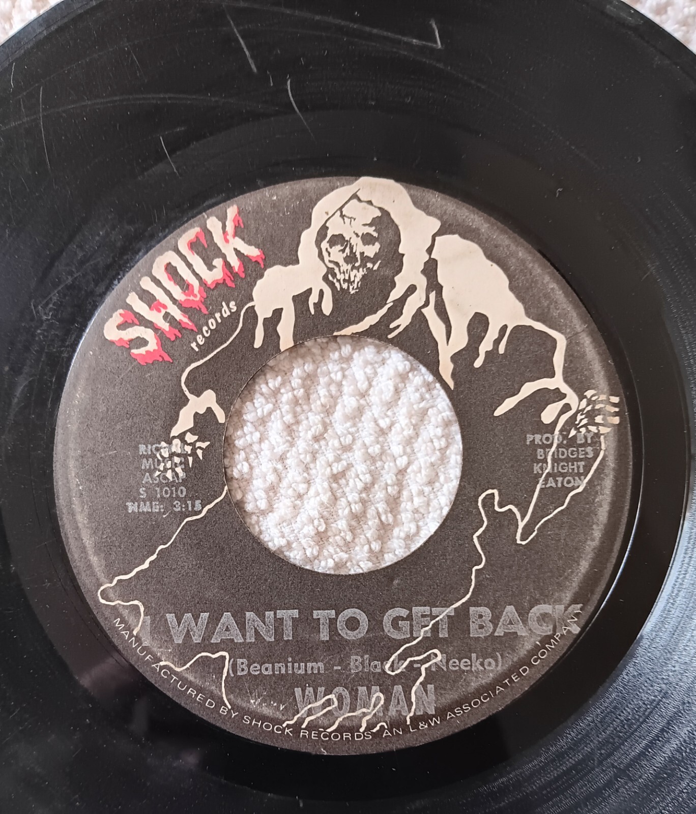 Woman, That's How It Is/I Want To Get Back, 45rpm, Shock Records S 1010