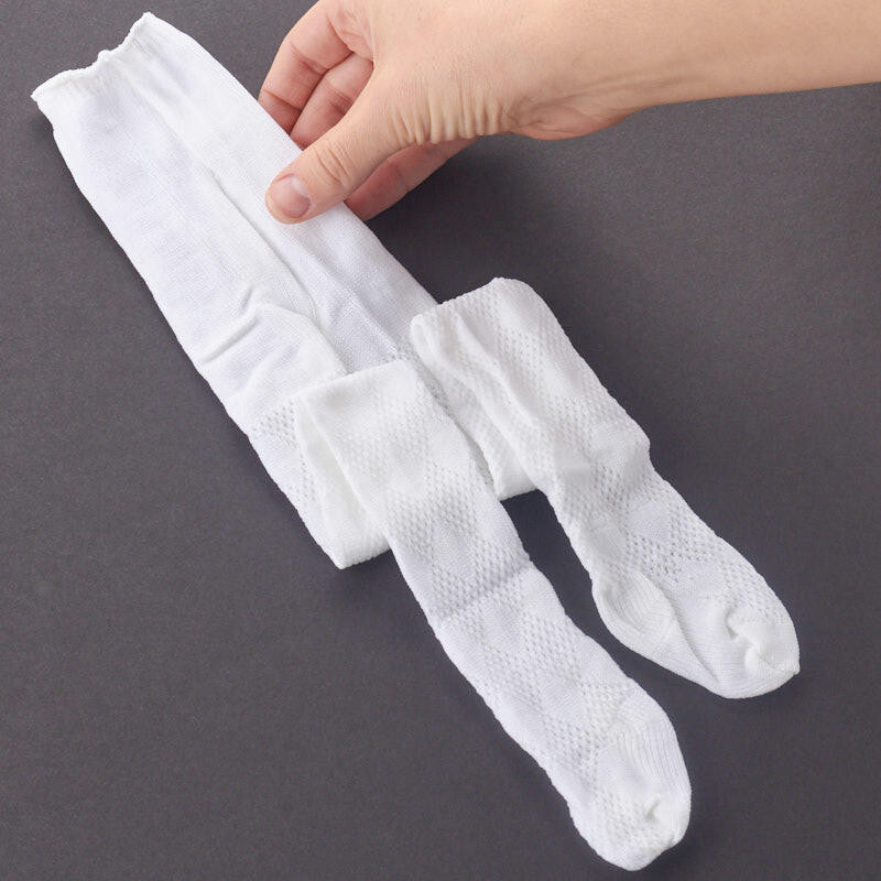 Bulk Buy - 12 pairs of Tallina's White XL Doll Tights for 22"-24" Dolls