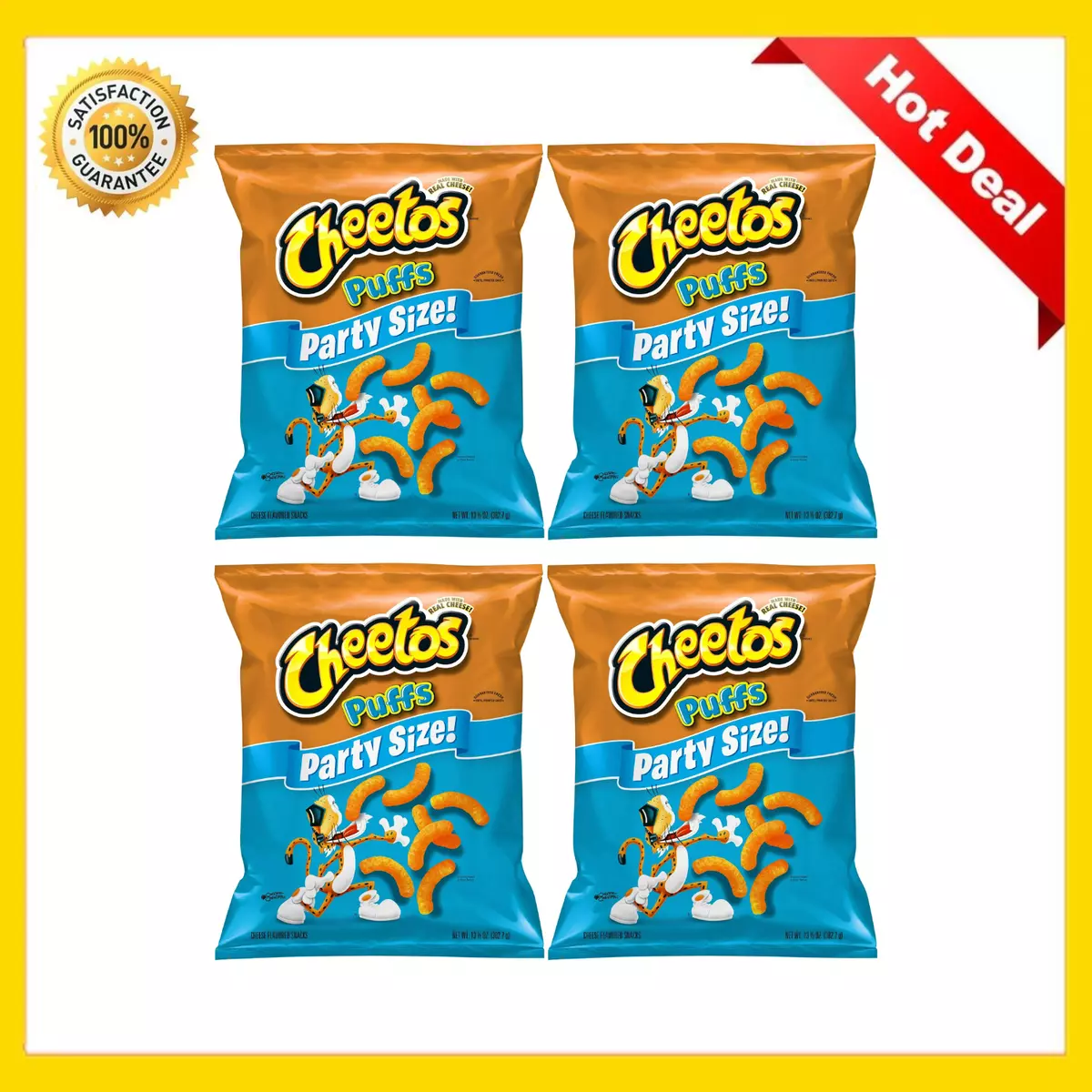  Cheetos Puffs Cheese Flavored Snacks, Party Size