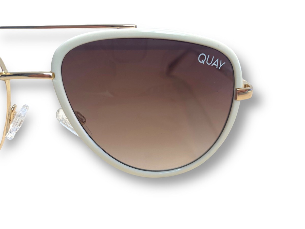 BRAND NEW !! - QUAY - All In - BONE / BROWN LENS Quay High Profile QU-000931 Brown Tortoise / Brown Polarised  main image 4
