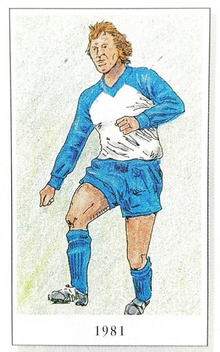 Retro Fußballverein Trikots Bilder im klaren Kühlschrankmagneten - verschiedene Teams - Bild 74 von 92