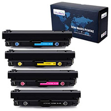 HP 508X CF360X Toner Cartridge 4-Pack for HP Color LaserJet Enterprise Printer