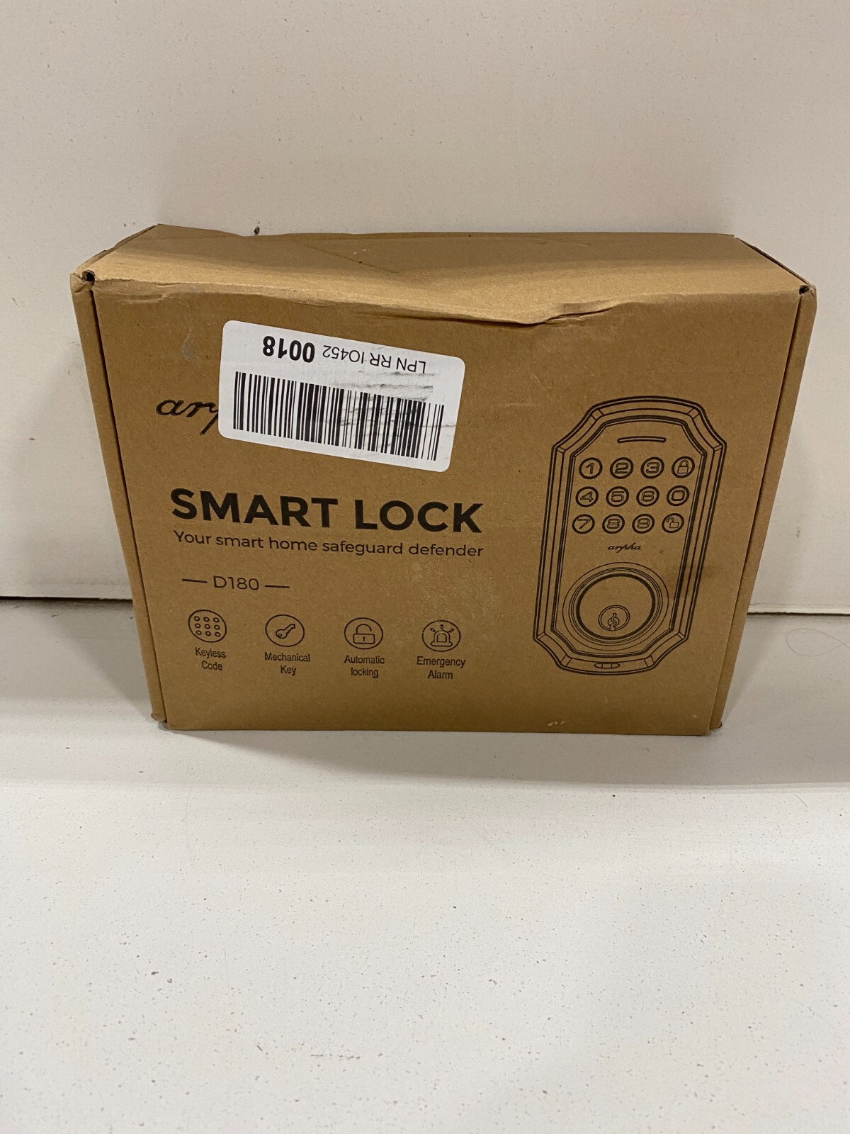 Smart Keyless Entry Front Door Lock with Keypad Deadbolt & 50 User Codes D180-image