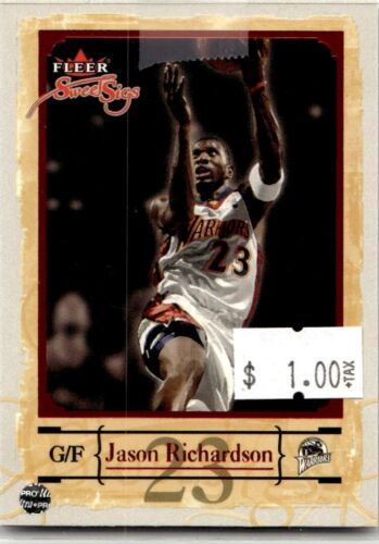2004-05 Fleer Sweet Sigs Jason Richardson Golden State Warriors #6 - Picture 1 of 2