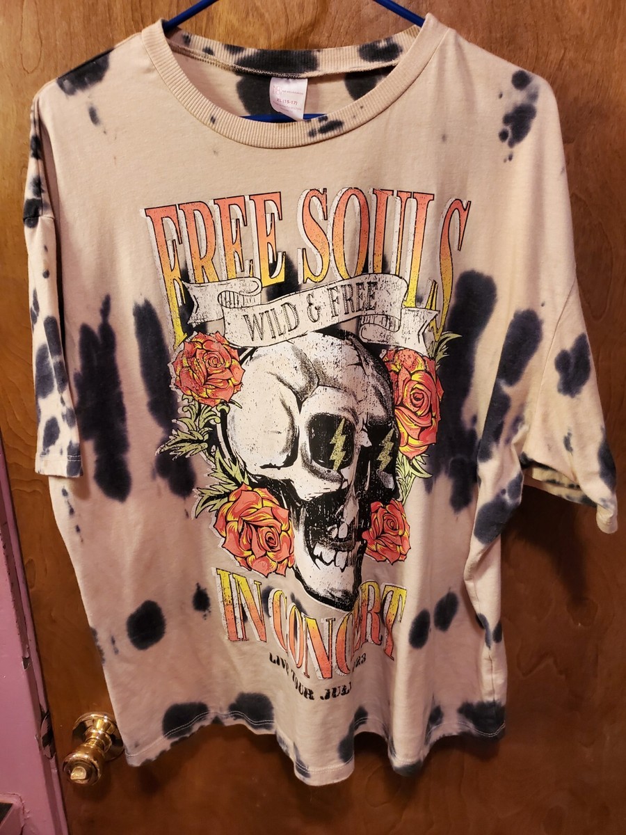 Free Souls Wild & Free In Concert T Shirt XL (15-17) Live Tour