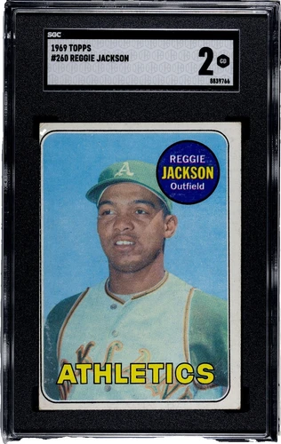 1969 Season Reggie Jackson Baseball Cards
