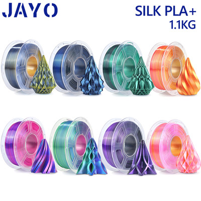 JAYO SILK PLA+ 1.75mm Filament 1.1KG 3D Printer Dual-Color Triple-Colour Rainbow