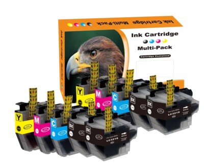 10x Tinten-Patronen Set kompatibel für BROTHER LC LC3211 3213