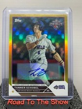 2023 Topps Pro Debut Gold Foil Auto /50 Tanner Schobel #PD-168 Auto
