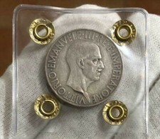 10 LIRE 1936 REGNO D'ITALIA VITT EMAN PERIZIATA