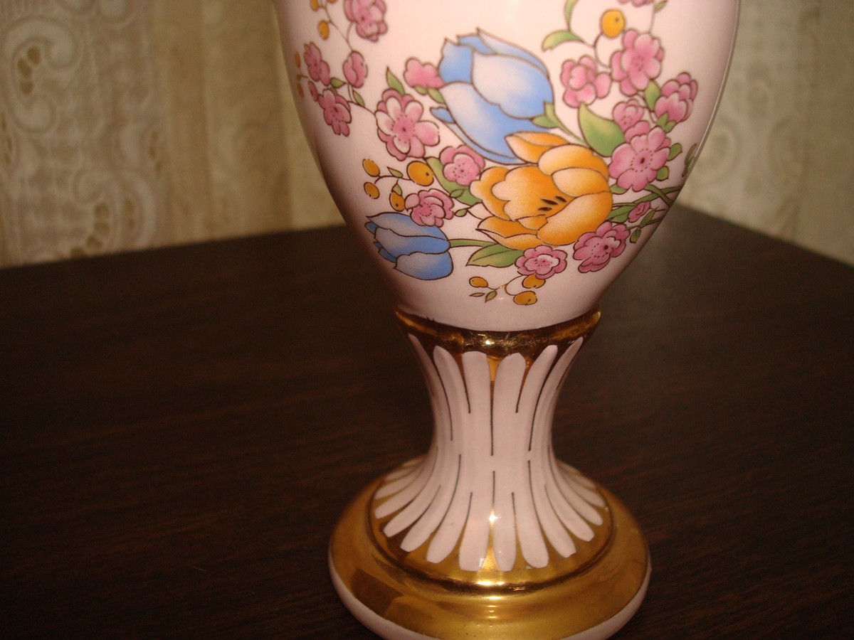 【CZECHOSLOVAKALEAD 】花瓶 CZECHOSLOVAKALEAD 】花瓶 XMZXKJ Blue and White Ceramic Flower Vase