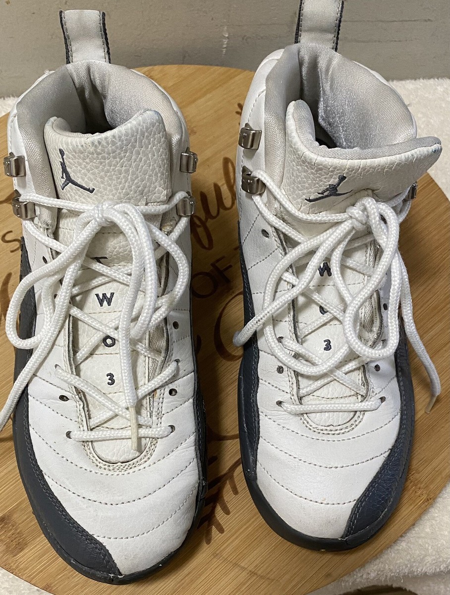Nike Air Jordan 12 XII Retro White Flint Gray Met Silver Sz