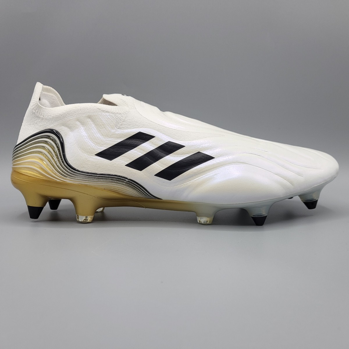 Adidas Copa Sense SG Soft Ground Cleats White Pearl Gold HP7840