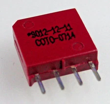 Coto Technology  9012-12-11 Reed Relay SPST-NO (1 Form A) Through Hole 